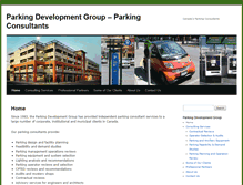 Tablet Screenshot of parkingdevelopment.com